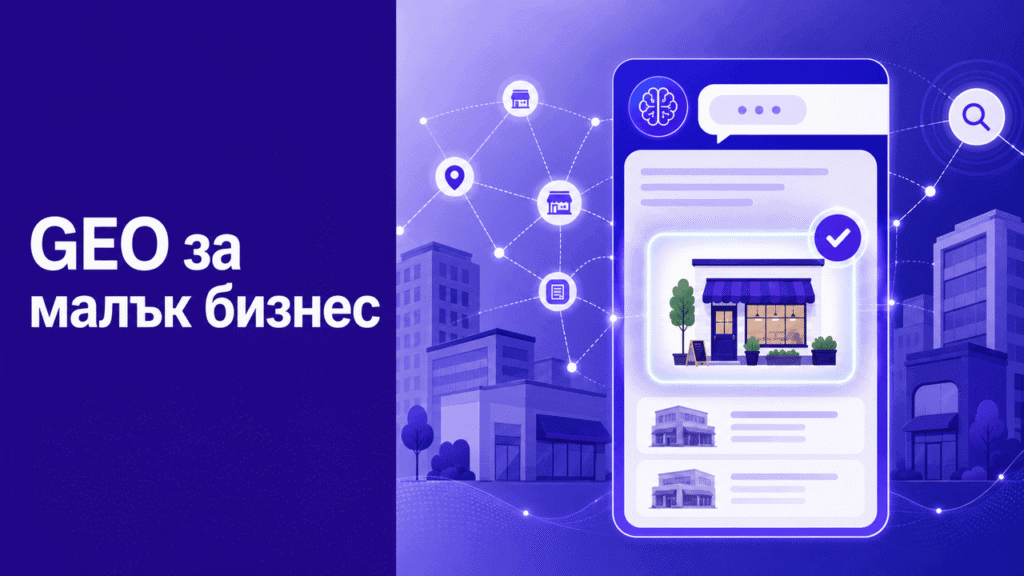 GEO оптимизация за малък бизнес - препоръки от AI търсачки