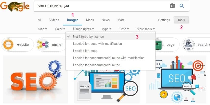 google-image-license
