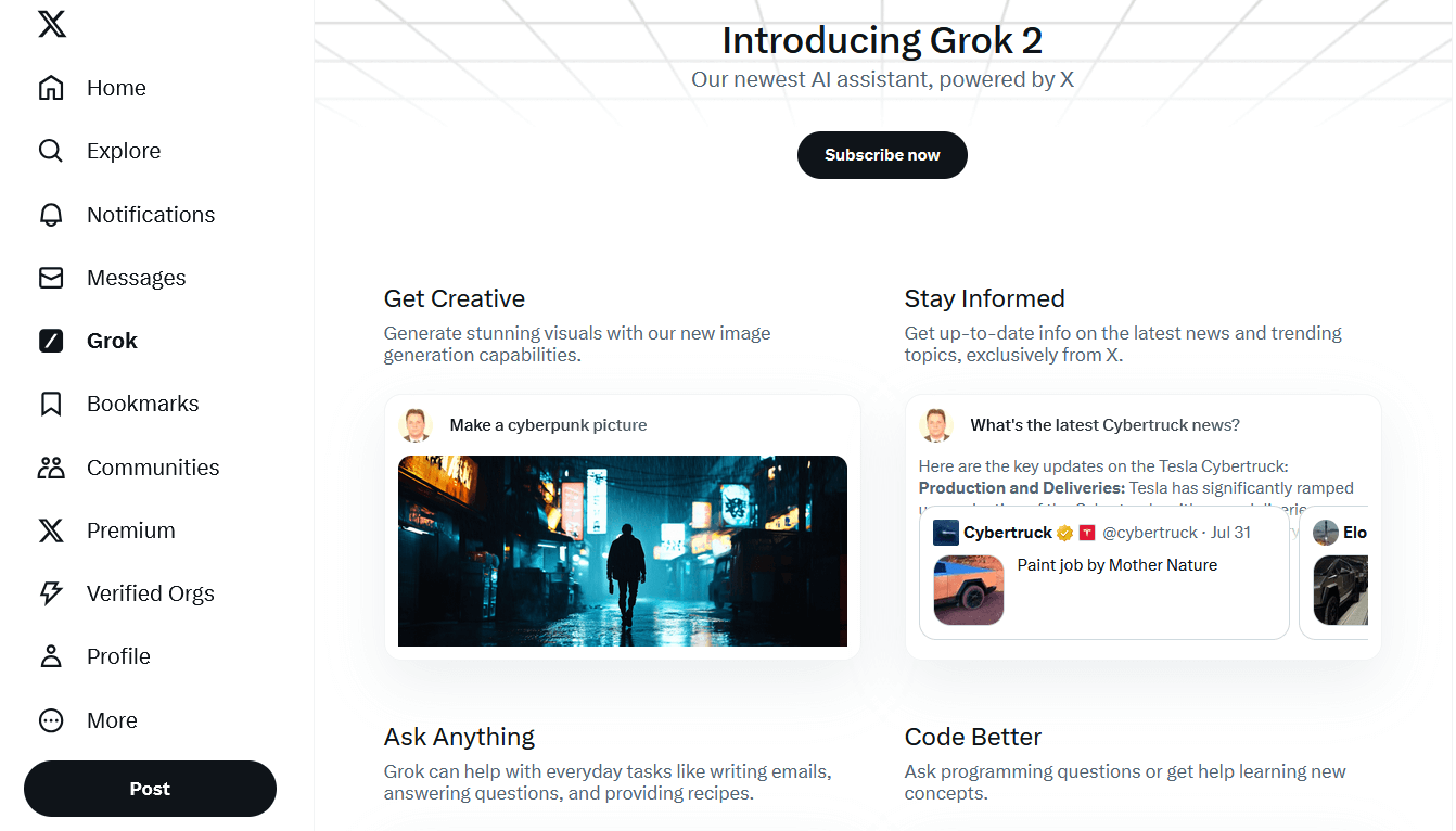 Grok AI на Илон Мъск е безплатна: как да я използвате