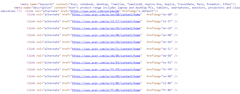 x-default hrefalng