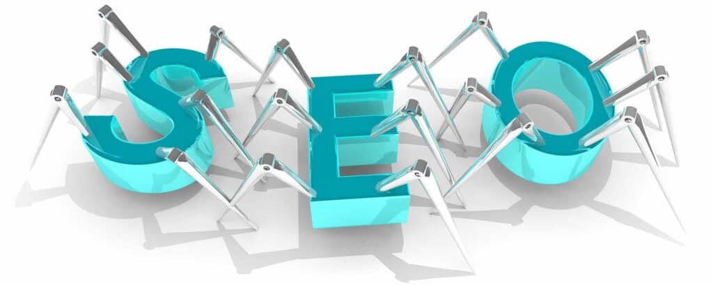 SEO Search Engine Optimization Crawler Bots 3d Illustration