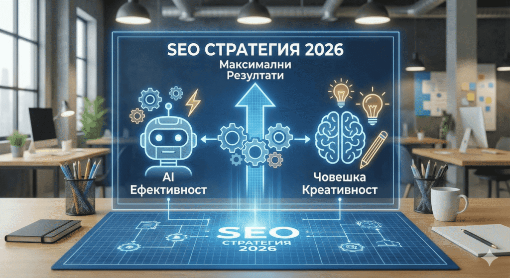 AI срещу Човек в SEO - задълбочен експеримент с измерими резултати (2026)