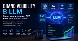 Бранд видимост в LLM: защо класическото SEO вече не е достатъчно